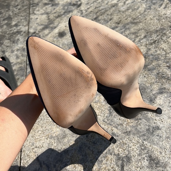 Leather Madewell Maddie heels - Picture 5 of 9